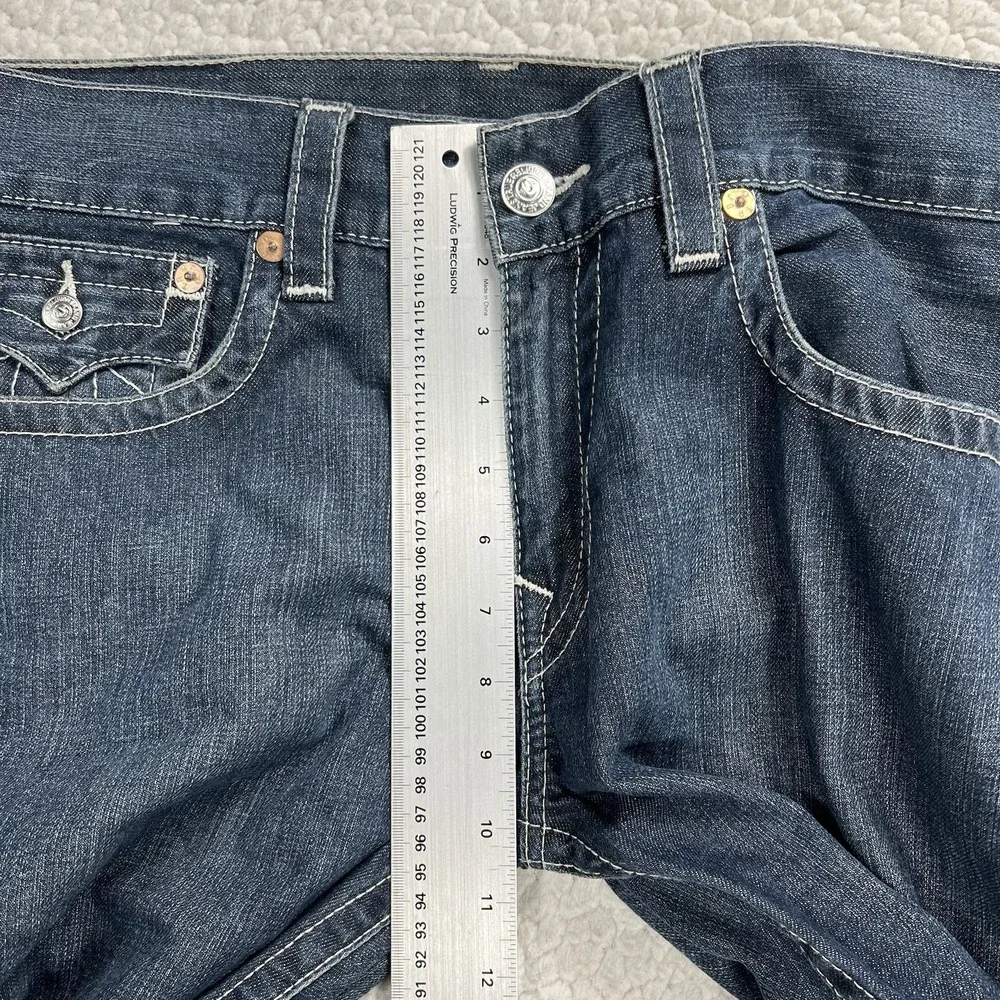 True‎ Religion Jeans Men's 33 (Actual 35x33.5) Lonestar Straight Flap Pocket Y2K